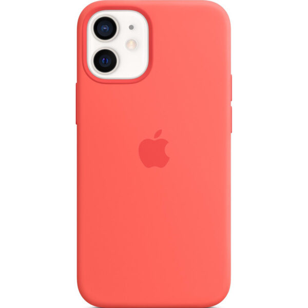 Apple Silikon-Case MagSafe für das iPhone 12 Mini - Pink Citrus