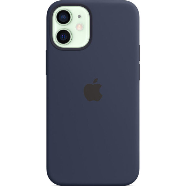 Apple Silikon-Case MagSafe für das iPhone 12 Mini - Deep Navy