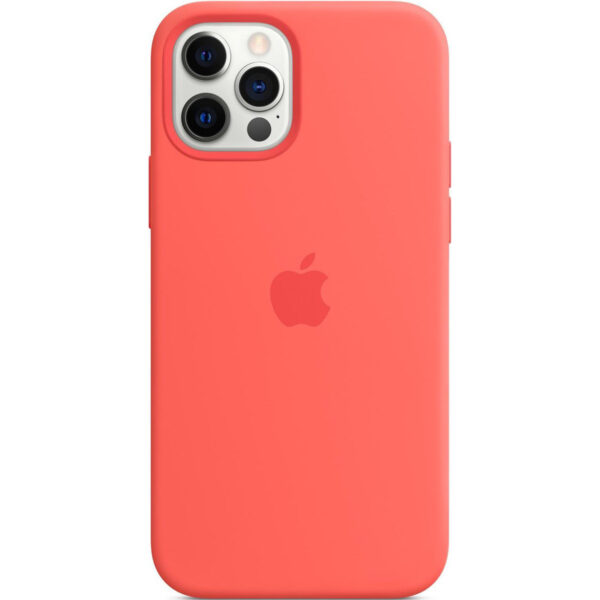 Apple Silikon-Case MagSafe für das iPhone 12 (Pro) - Pink Citrus