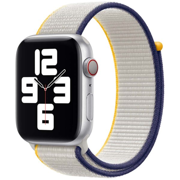 Sport Loop Armband für Apple Watch Series 1 bis 10 / SE / Ultra (2) (44/45/46/49 mm) - Sea Salt