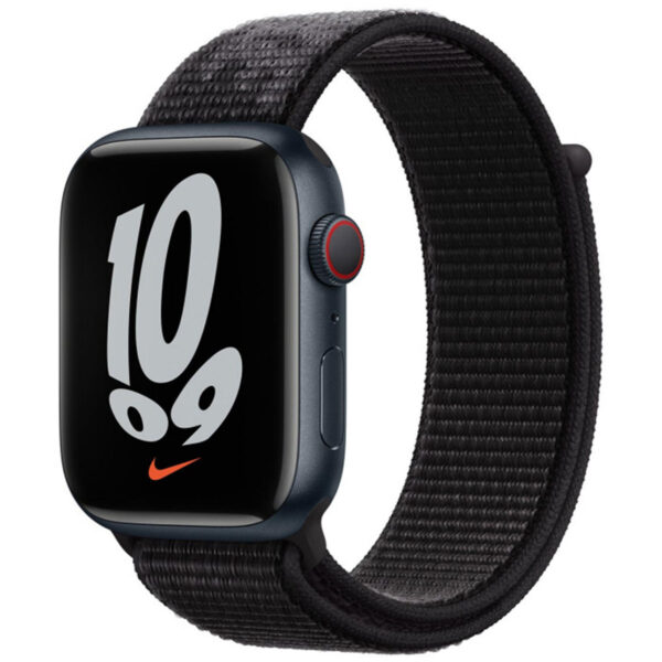 Nike Sport Loop Armband für das Apple Watch Series 1 bis 9 / SE (38/40/41 mm) | Series 10 (42 mm) - Black