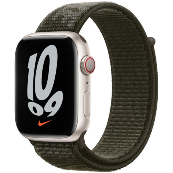 Nike Sport Loop Armband für das Apple Watch Series 1 bis 9 / SE (38/40/41 mm) | Series 10 (42 mm) - Cargo Khaki