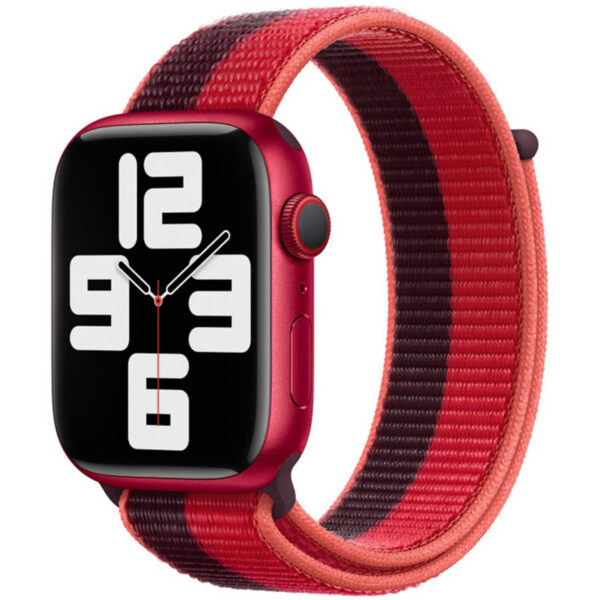 Sport Loop Armband für Apple Watch Series 1 bis 9 / SE (38/40/41 mm) | Series 10 (42 mm) - (Product) Red