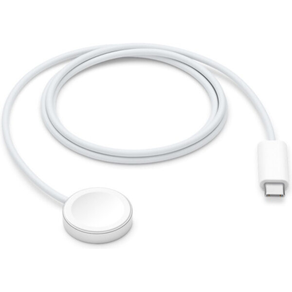 ﻿Magnetisches Schnellladekabel USB-C für Apple Watch - 1 Meter - Weiß