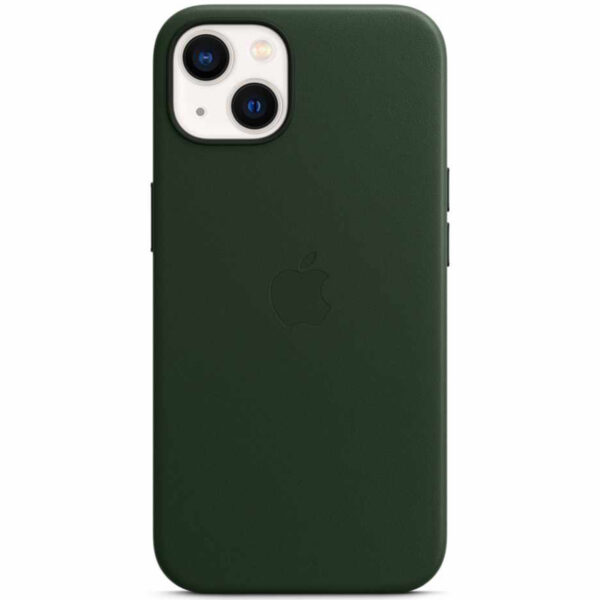 Apple Leder-Case MagSafe für das iPhone 13 - Sequoia Green