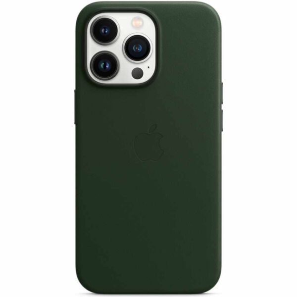 Apple Leder-Case MagSafe für das iPhone 13 Pro - Sequoia Green