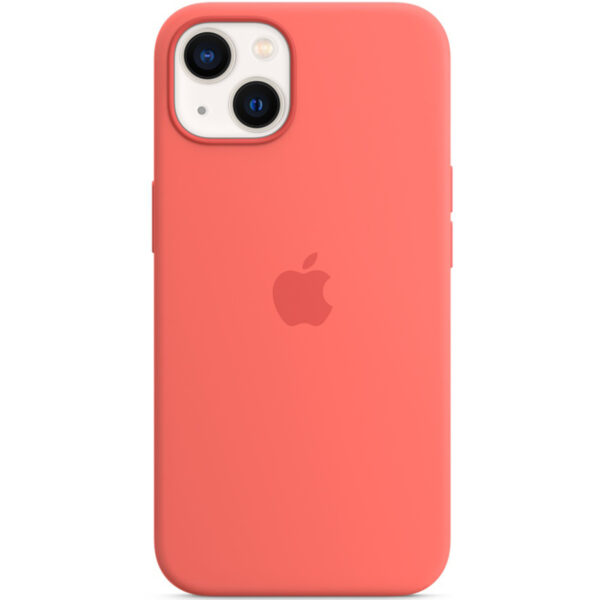 Apple Silikon-Case MagSafe für das iPhone 13 Mini - Pink Pomelo