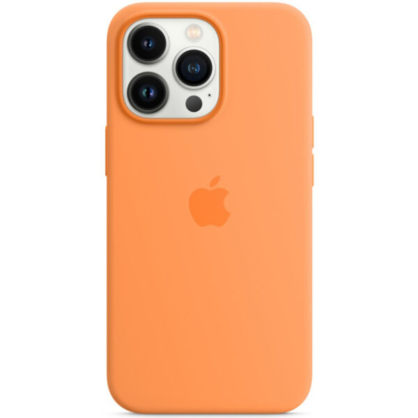 Apple Silikon-Case MagSafe für das iPhone 13 Pro - Marigold