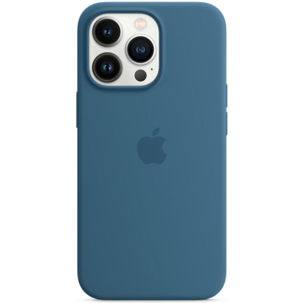 Apple Silikon-Case MagSafe für das iPhone 13 Pro - Blue Jay