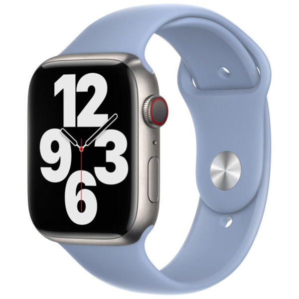 Sport Band für Apple Watch Series 1 bis 9 / SE (38/40/41 mm) | Series 10 (42 mm) - Blue Fog