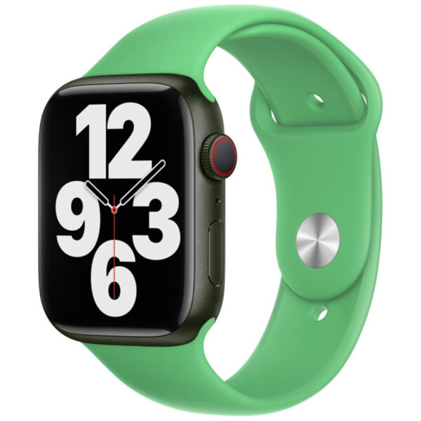 Sport Band für die Apple Watch Series 1 bis 9 / SE (38/40/41 mm) | Series 10 (42 mm) - Bright Green