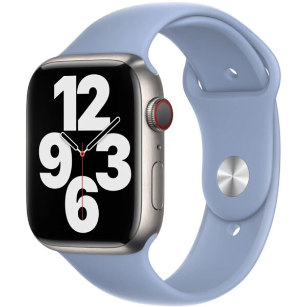 Sport Band für Apple Watch Series 1 bis 10 / SE / Ultra (2) (44/45/46/49 mm) - Blue Fog