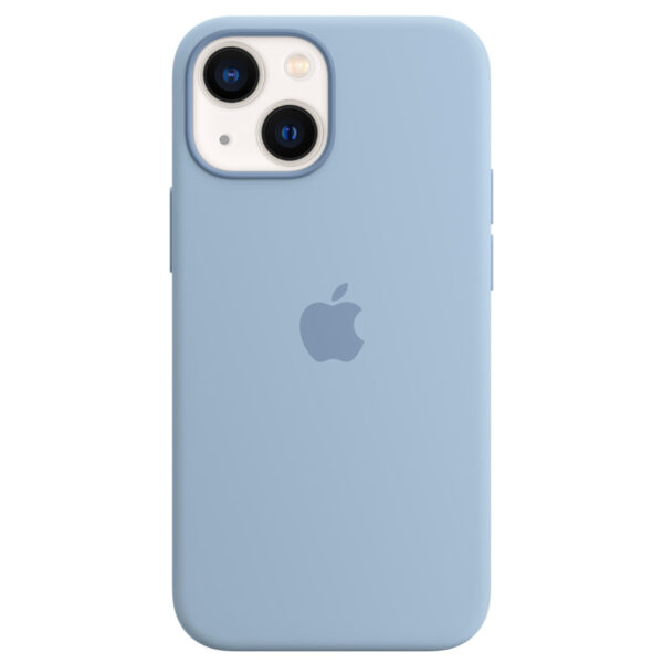 Apple Silikon-Case MagSafe für das iPhone 13 Mini - Blue Fog