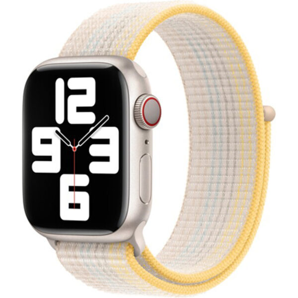 Sport Loop Armband für das Apple Watch Series 1-10 / SE / Ultra (2) - 42/44/45/46/49 mm - Starlight colour