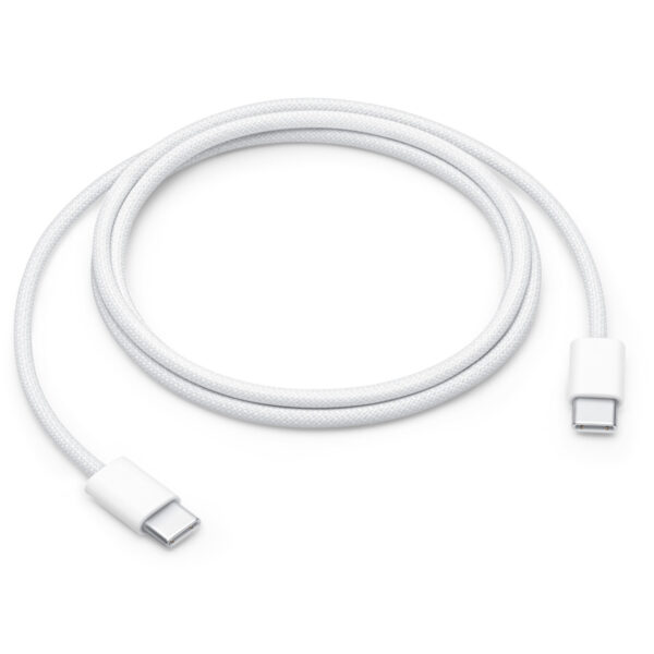 Apple ﻿Geflochtenes USB-C auf USB-C-Ladekabel – 1 Meter – Weiß