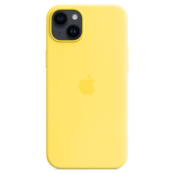 Apple Silikon-Case MagSafe für das iPhone 14 Plus - Canary Yellow