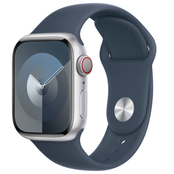 Sport Band für die Apple Watch Series 1 bis 9 / SE (38/40/41 mm) | Series 10 (42 mm) - Größe S/M - Storm Blue