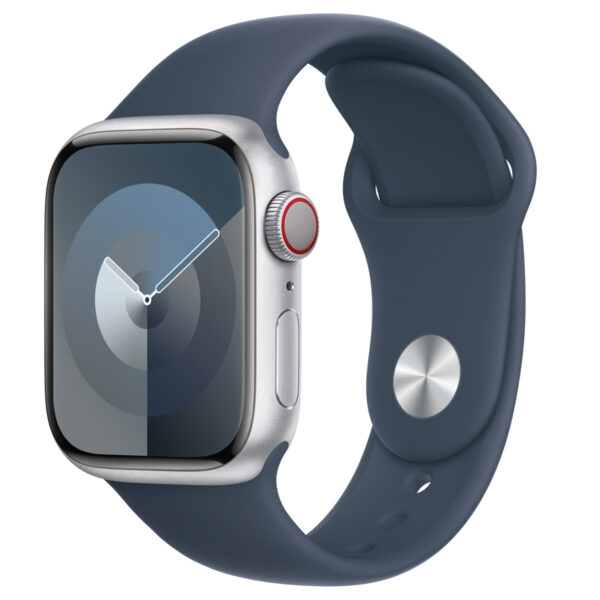 Sport Band für die Apple Watch Series 1 bis 9 / SE (38/40/41 mm) | Series 10 (42 mm) - Größe M/L - Storm Blue