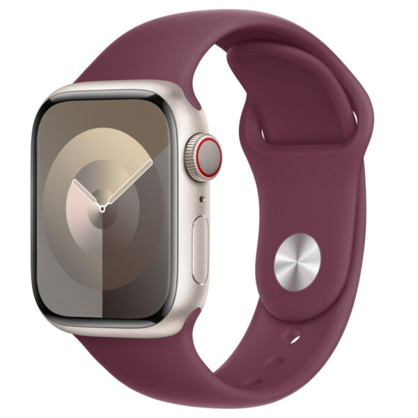 Sport Band für die Apple Watch Series 1 bis 9 / SE (38/40/41 mm) | Series 10 (42 mm) - Größe M/L - Mulberry