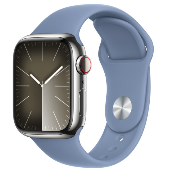 Sport Band für die Apple Watch Series 1 bis 9 / SE (38/40/41 mm) | Series 10 (42 mm) - Größe S/M - Winter Blue