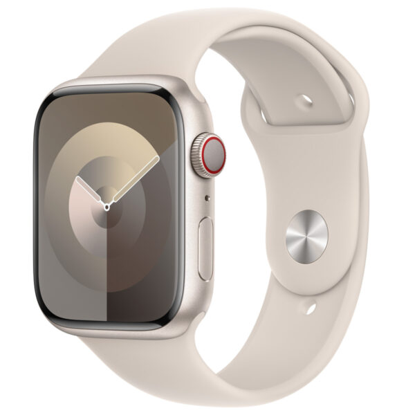 Sport Band für Apple Watch Series 1 bis 10 / SE / Ultra (2) (44/45/46/49 mm) - Größe M/L - Starlight