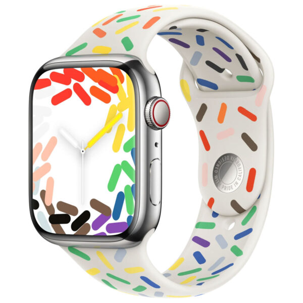 Sport Band für Apple Watch Series 1 bis 10 / SE / Ultra (2) (44/45/46/49 mm) - Größe S/M - Pride Edition