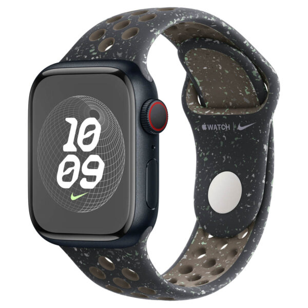 Nike Sport Band für die Apple Watch Series 1 bis 9 / SE (38/40/41 mm) | Series 10 (42 mm) - Größe M/L - Midnight Sky