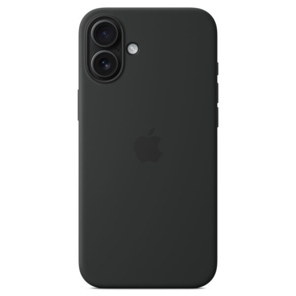 Apple Silikon-Case MagSafe für das iPhone 16 Plus - Black