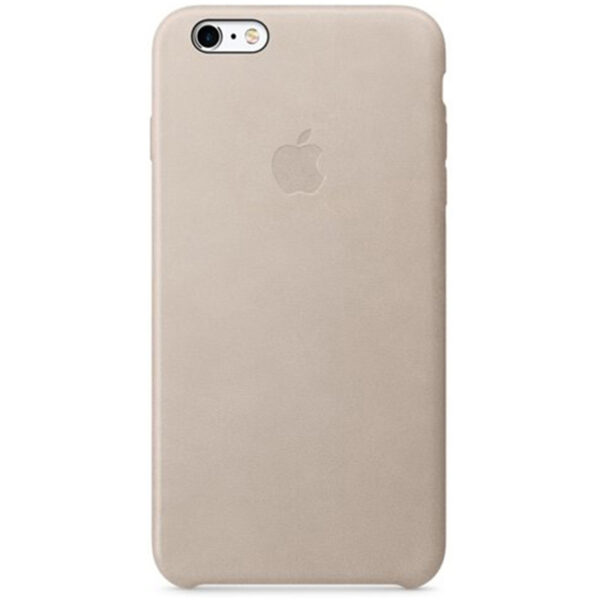 Apple Leder-Case Grau für das iPhone 6(s) Plus